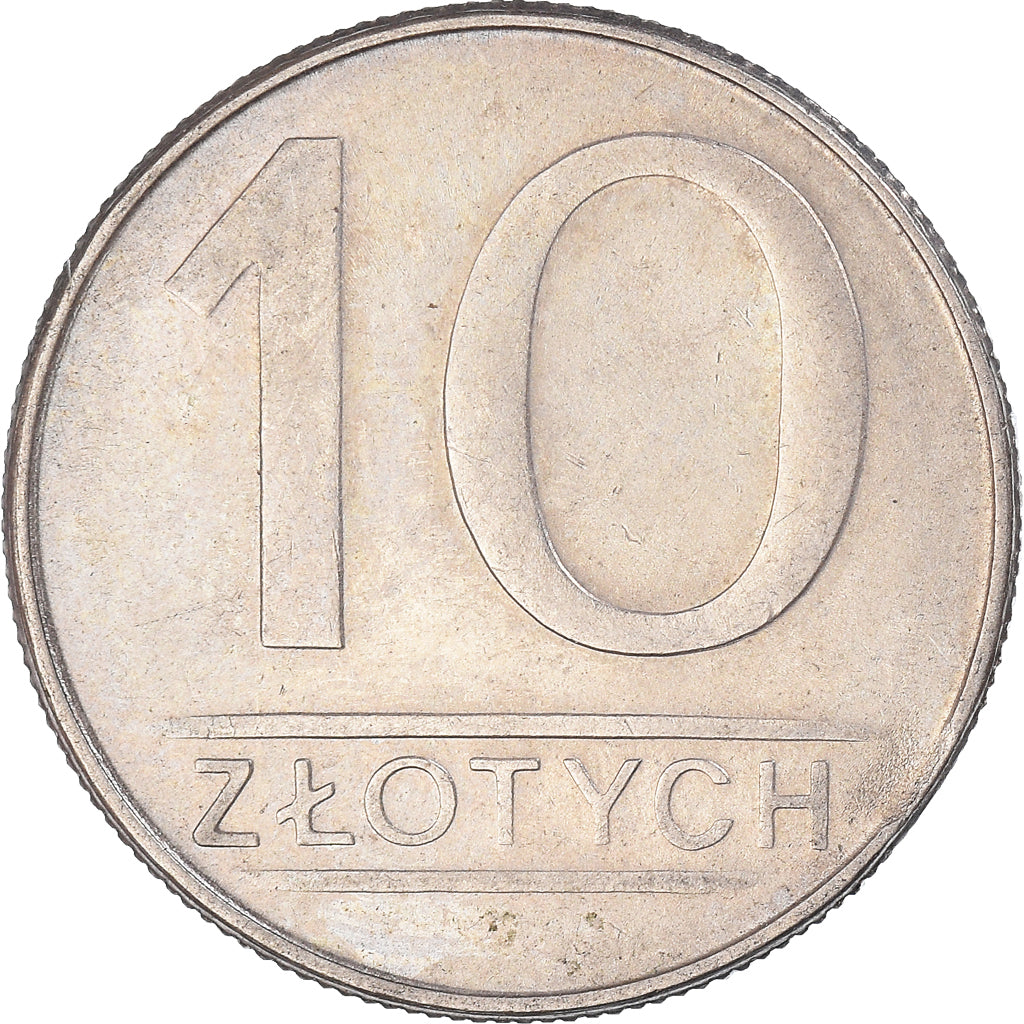 Munten, Polen, 10 Zlotych, 1987