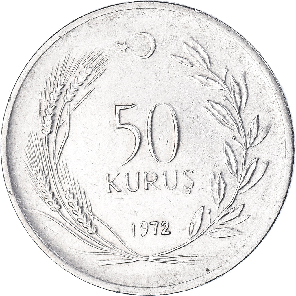Moneta, Turchia, 50 Kurus, 1972