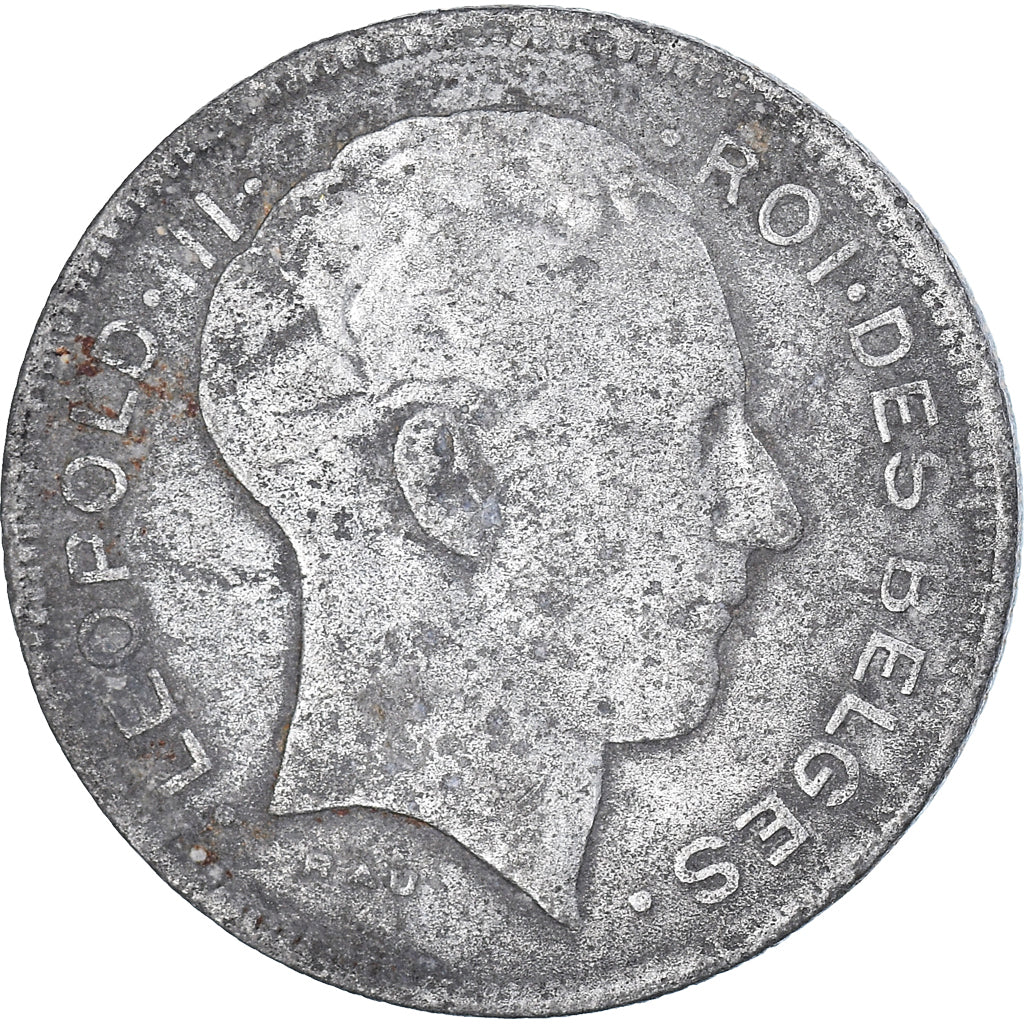 Coin, Belgium, 5 Francs, 5 Frank, 1947