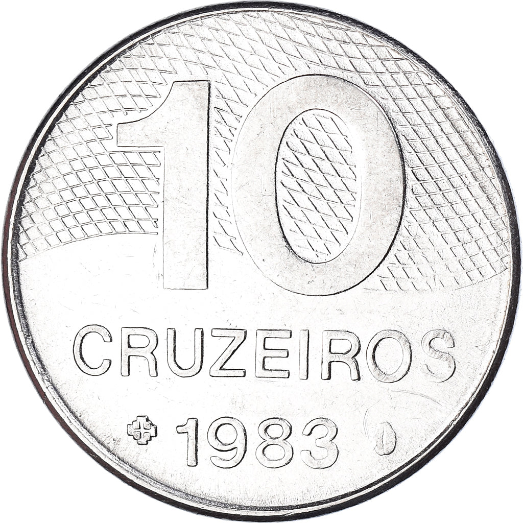 Moeda, Brasil, 10 Cruzeiros, 1983