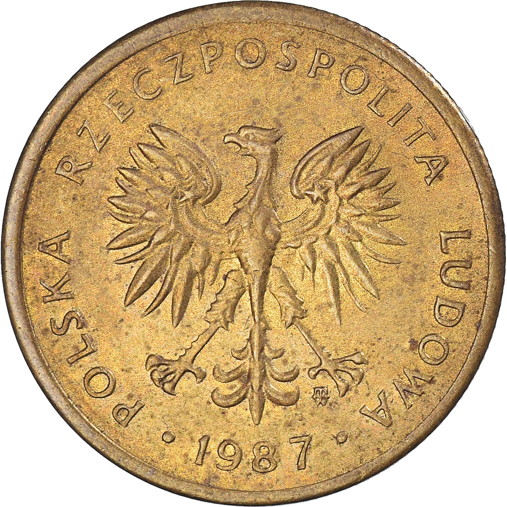 Münze, Polen, 2 Zlote, 1987