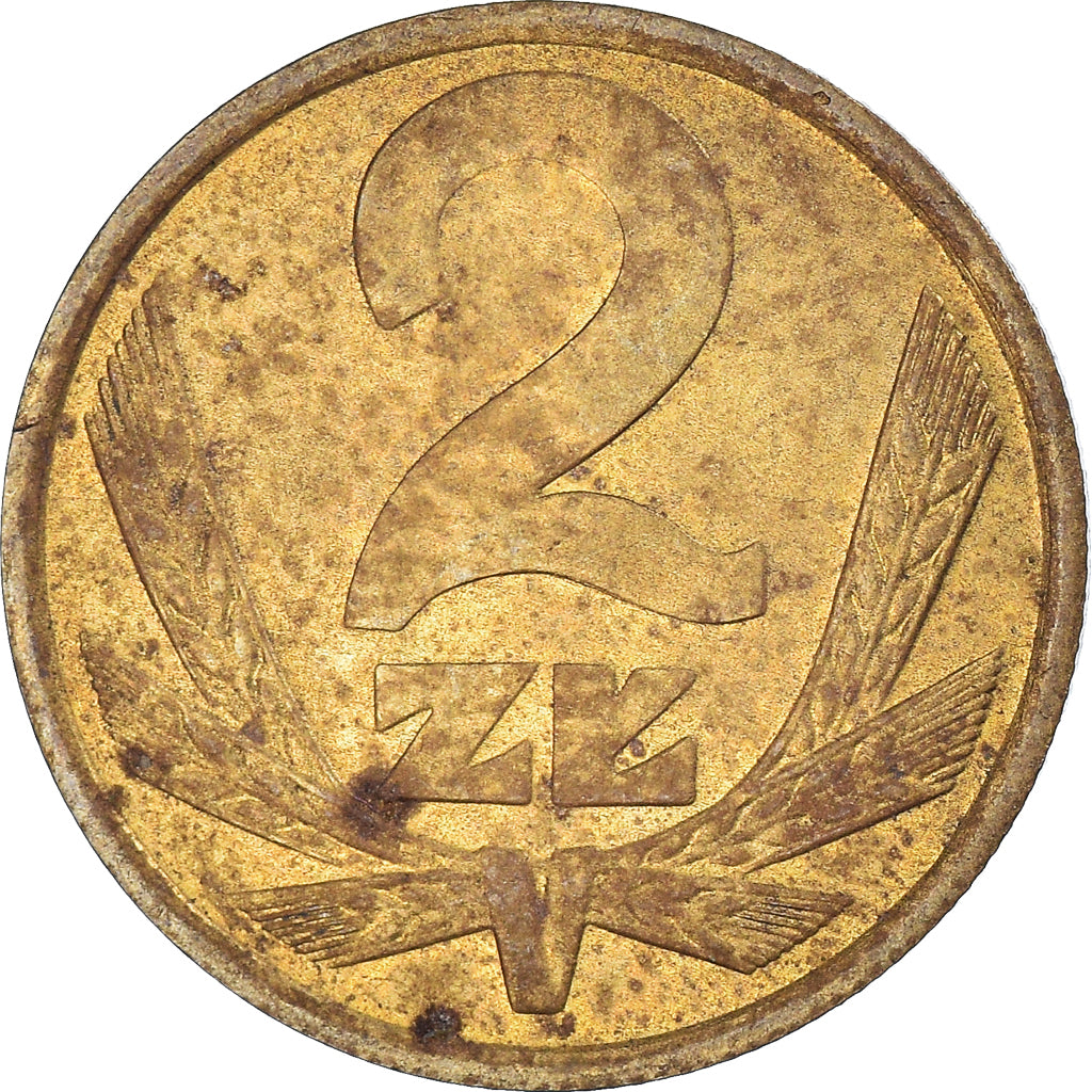 Münze, Polen, 2 Zlote, 1987