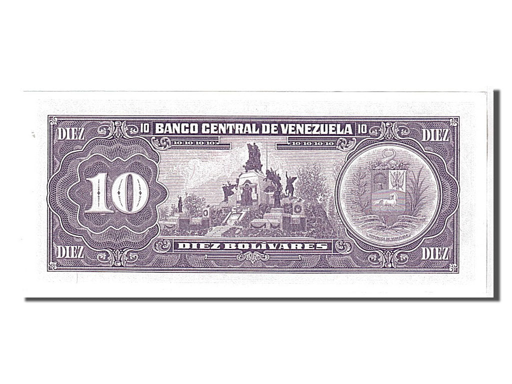 Banknote, Venezuela, 10 Bolívares, 1992, KM:61c, UNC(65-70)