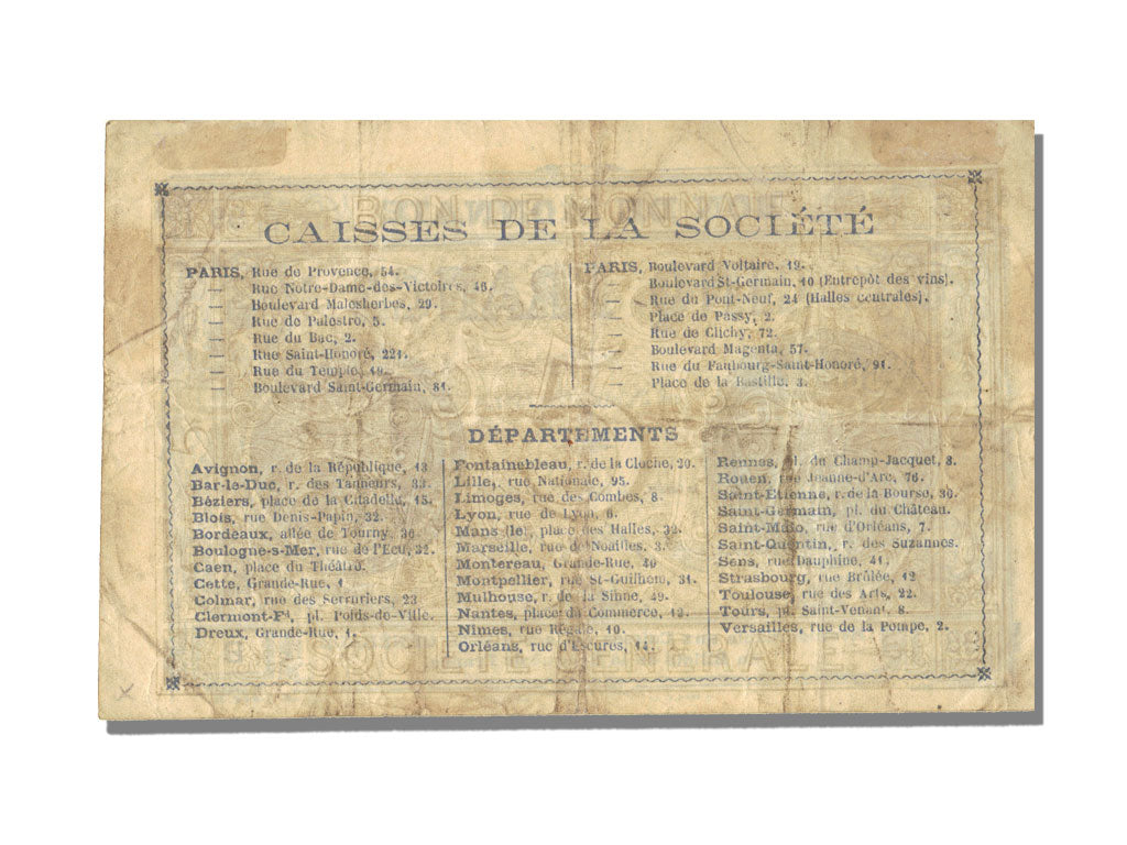 FRANCE, Paris, 5 Francs, 1871, 1871-11-18, EF(40-45), B.98, Jérémie #75.02.C