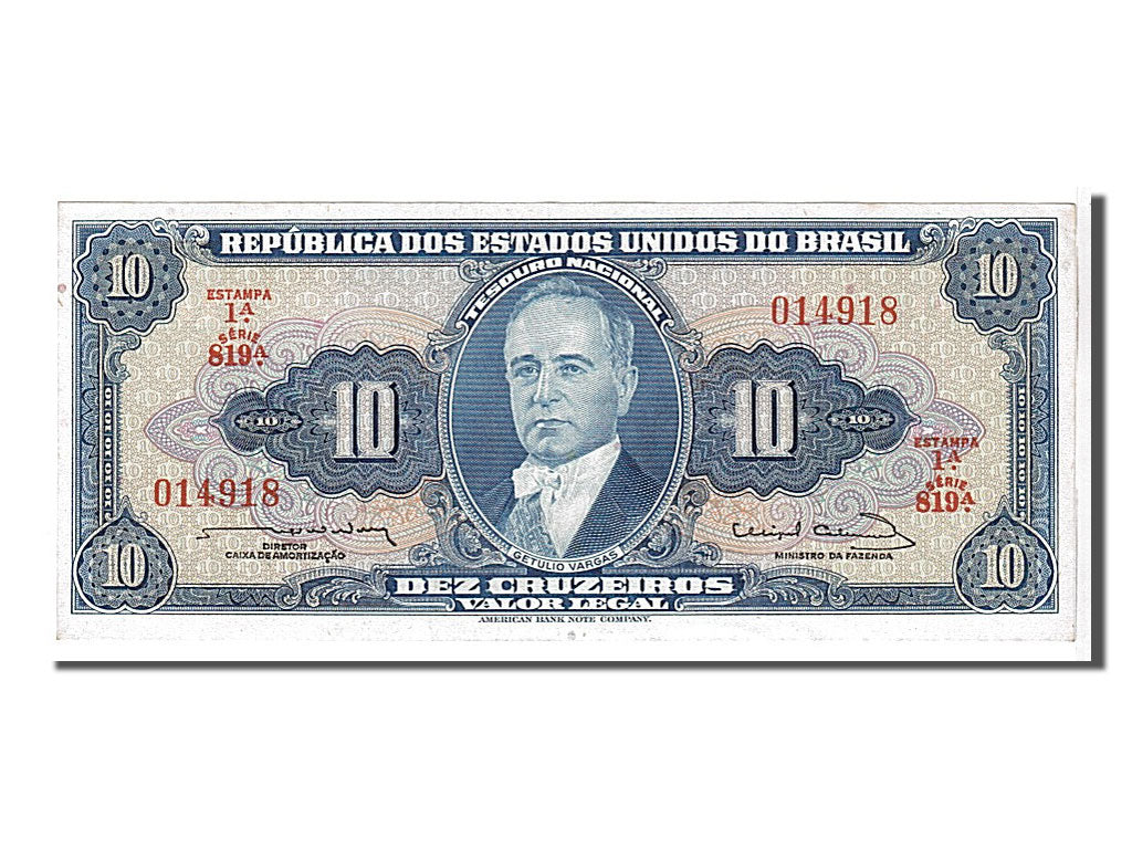 Brazil, 10 Cruzeiros, 1963, KM #167b, UNC(65-70), 014918