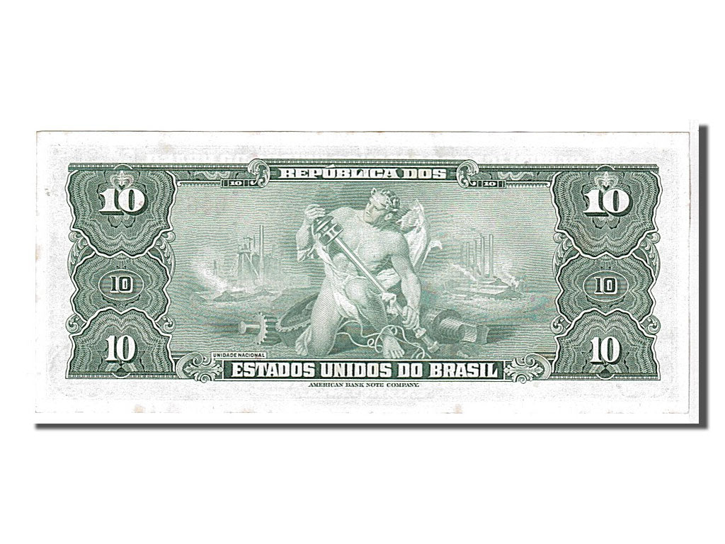 Banknote, Brazil, 10 Cruzeiros, 1963, KM:167b, UNC(65-70)