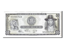 Banknote, Peru, 50 Soles De Oro, 1977, KM:113, AU(55-58)