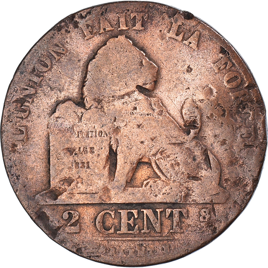 Munten, België, 2 Centimes, 1862