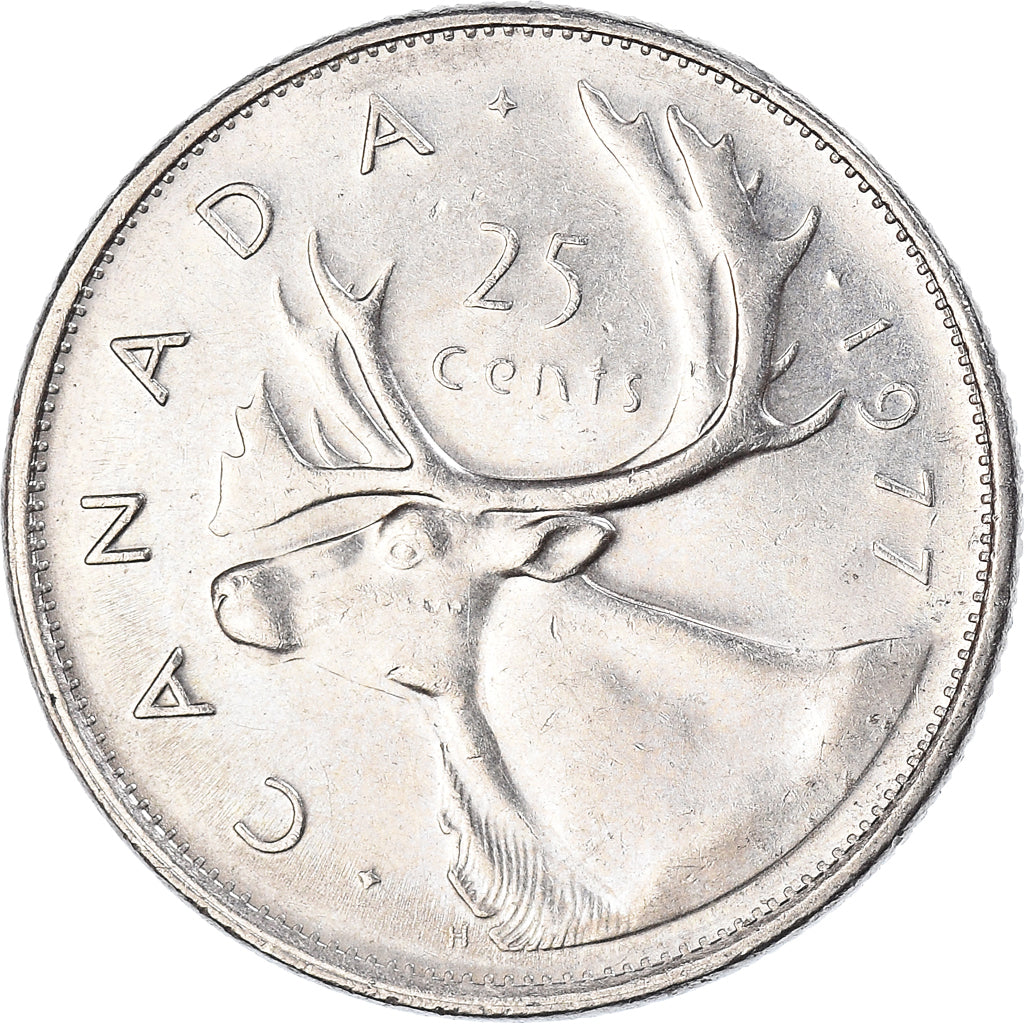 Moneta, Canada, 25 Cents, 1977