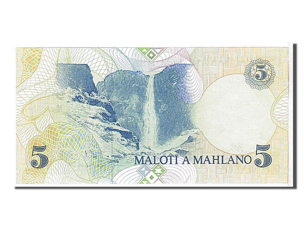 Banknote, Lesotho, 5 Maloti, 1989, KM:10a, UNC(65-70)