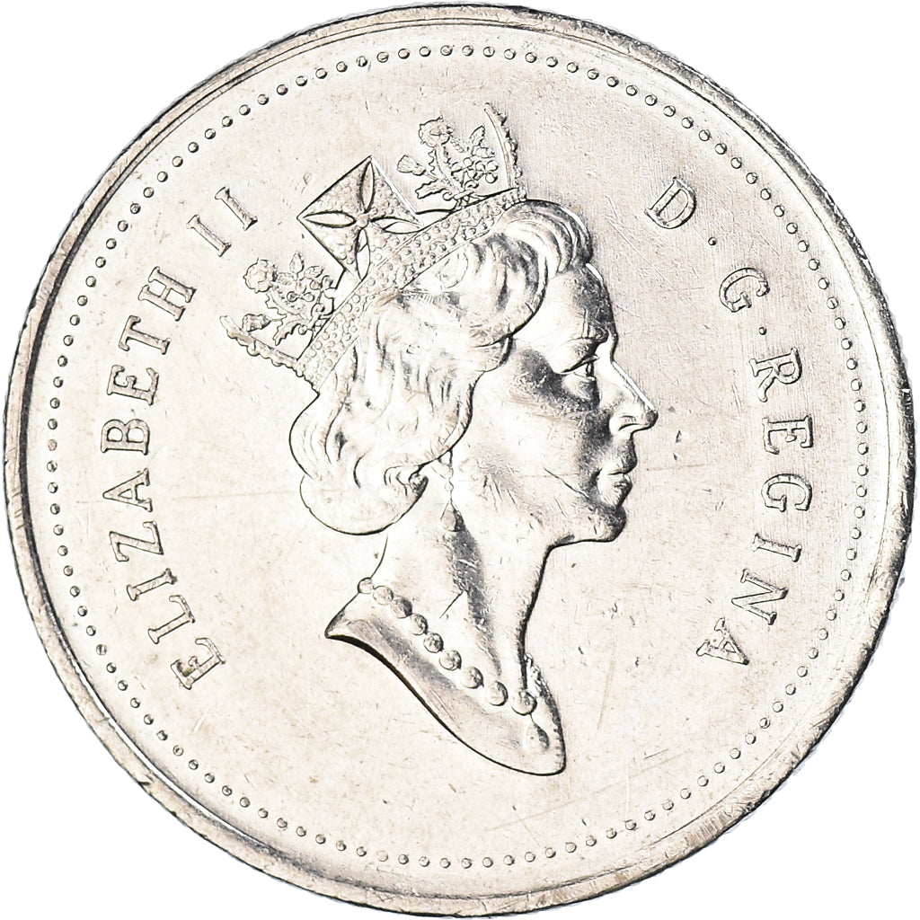 Moeda, Canadá, 25 Cents, 1990