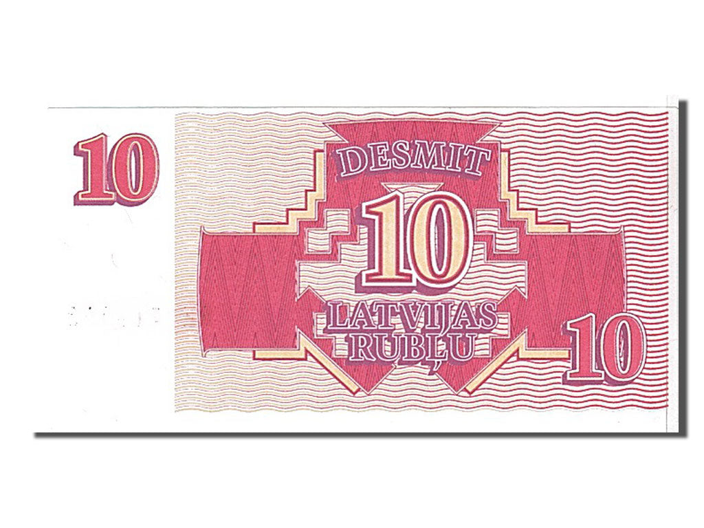 Latvia, 10 Rublu, 1992, KM #38, UNC(65-70), BE714909