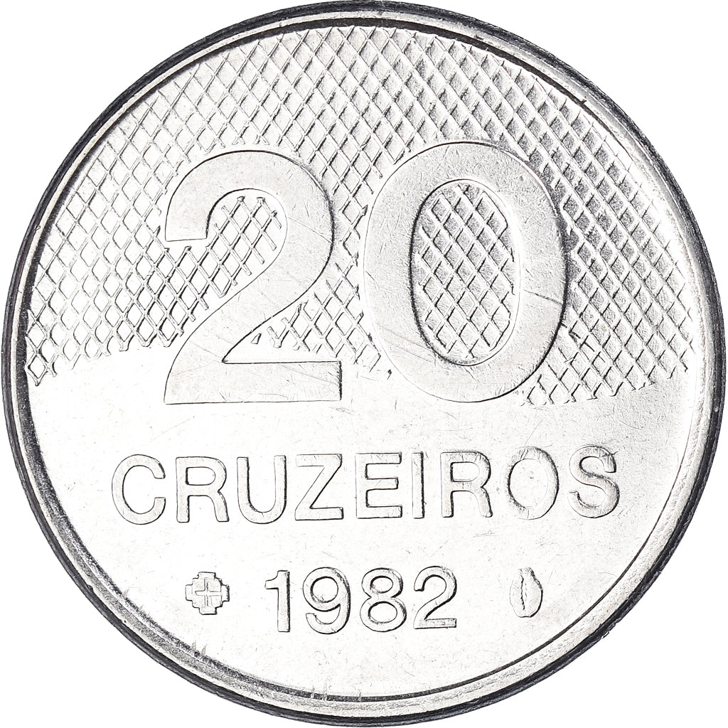 Münze, Brasilien, 20 Cruzeiros, 1982