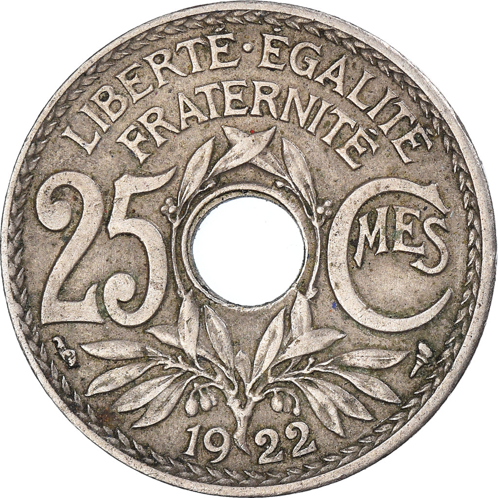 Francja, 25 Centimes, 1922