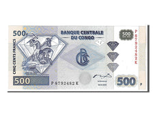 Banknote, Congo Democratic Republic, 500 Francs, 2002, KM:96a, UNC(65-70)