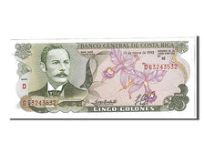 Costa Rica, 5 Colones, 1992, KM #236e, UNC(65-70), D63243532
