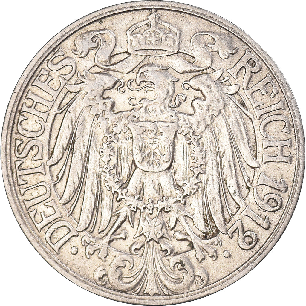 Moneta, Germania, 25 Pfennig, 1912
