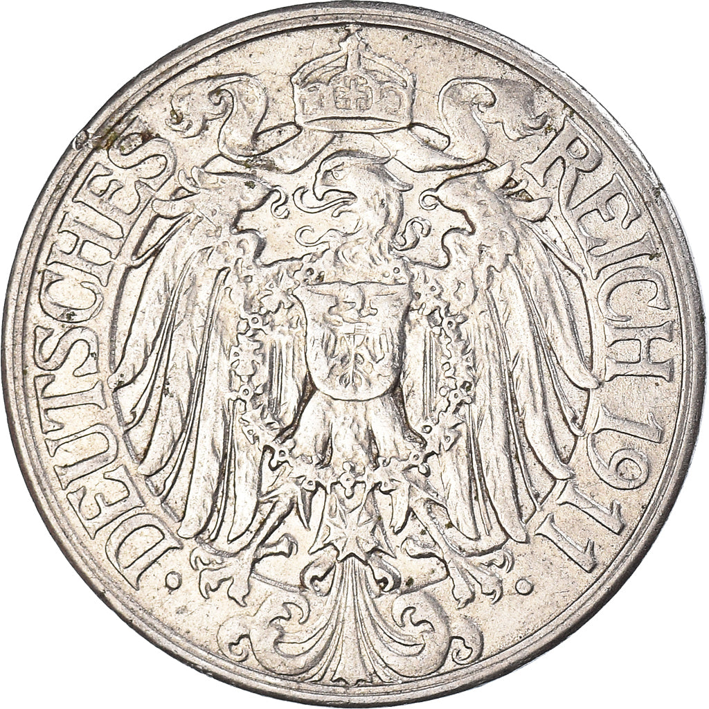 Munten, DUITSLAND - KEIZERRIJK, 25 Pfennig, 1911