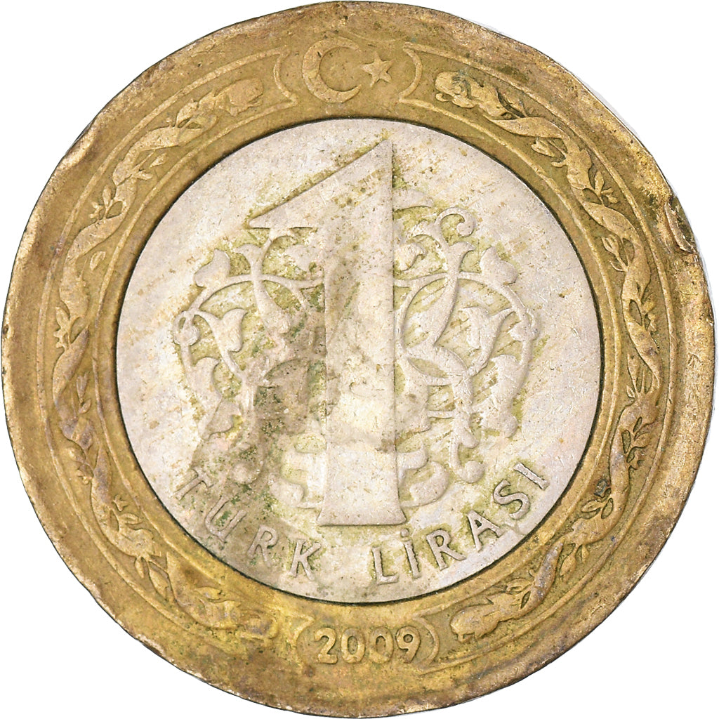 Monnaie, Turquie, Lira, 2009