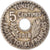 Moneta, Tunisia, 5 Centimes, 1918