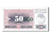 Billet, Bosnia - Herzegovina, 50 Dinara, 1992, KM:12a, NEUF