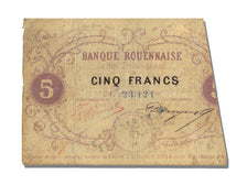 Banknote, 5 Francs, 1870, France, EF(40-45)