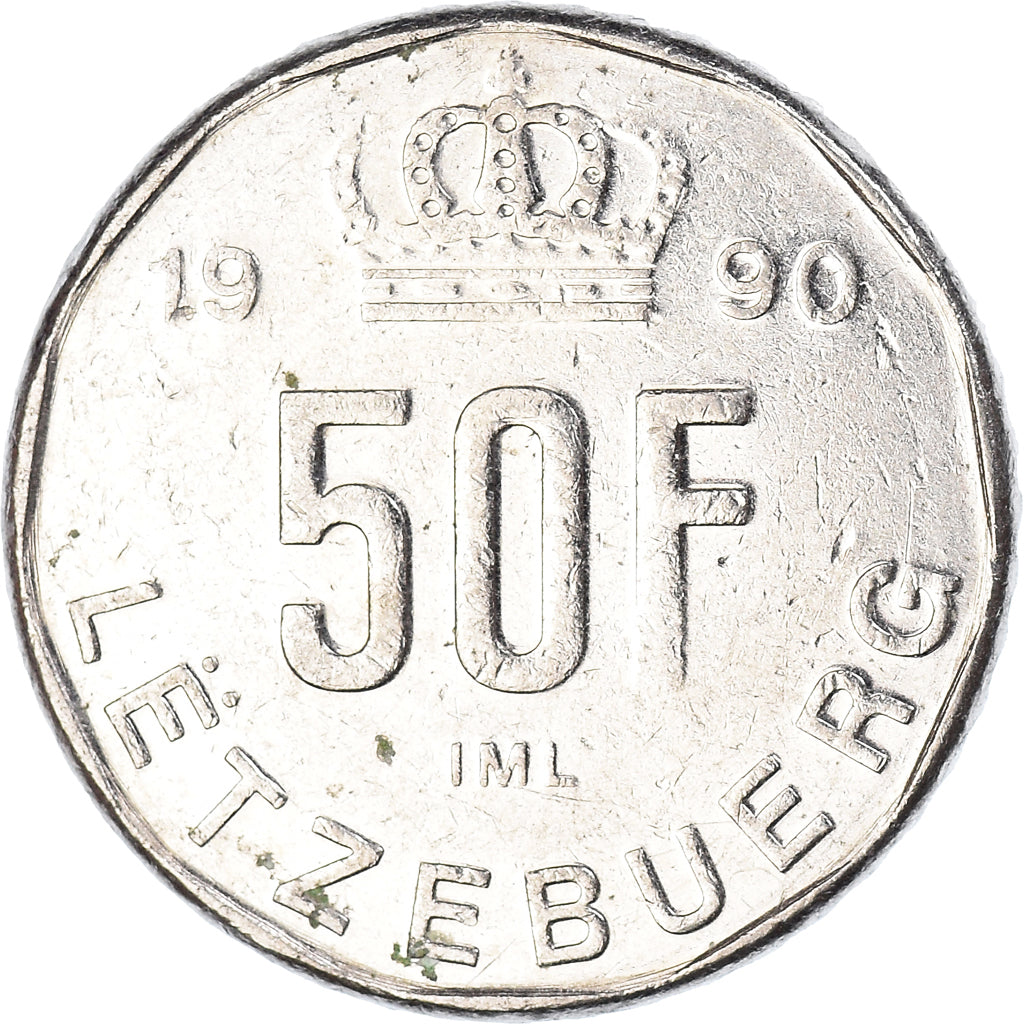 Coin, Luxembourg, 50 Francs, 1990