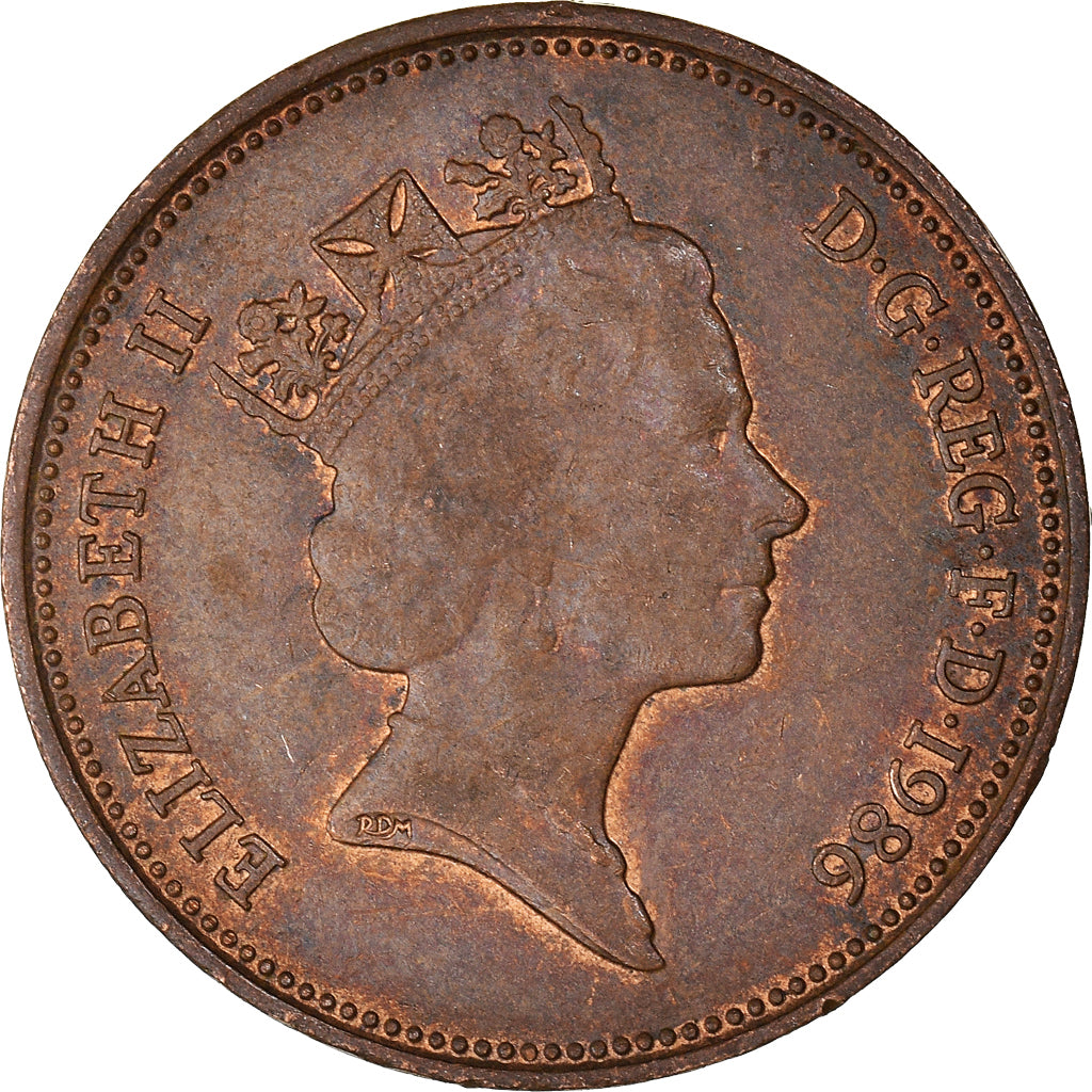 Munten, Groot Bretagne, 2 Pence, 1968