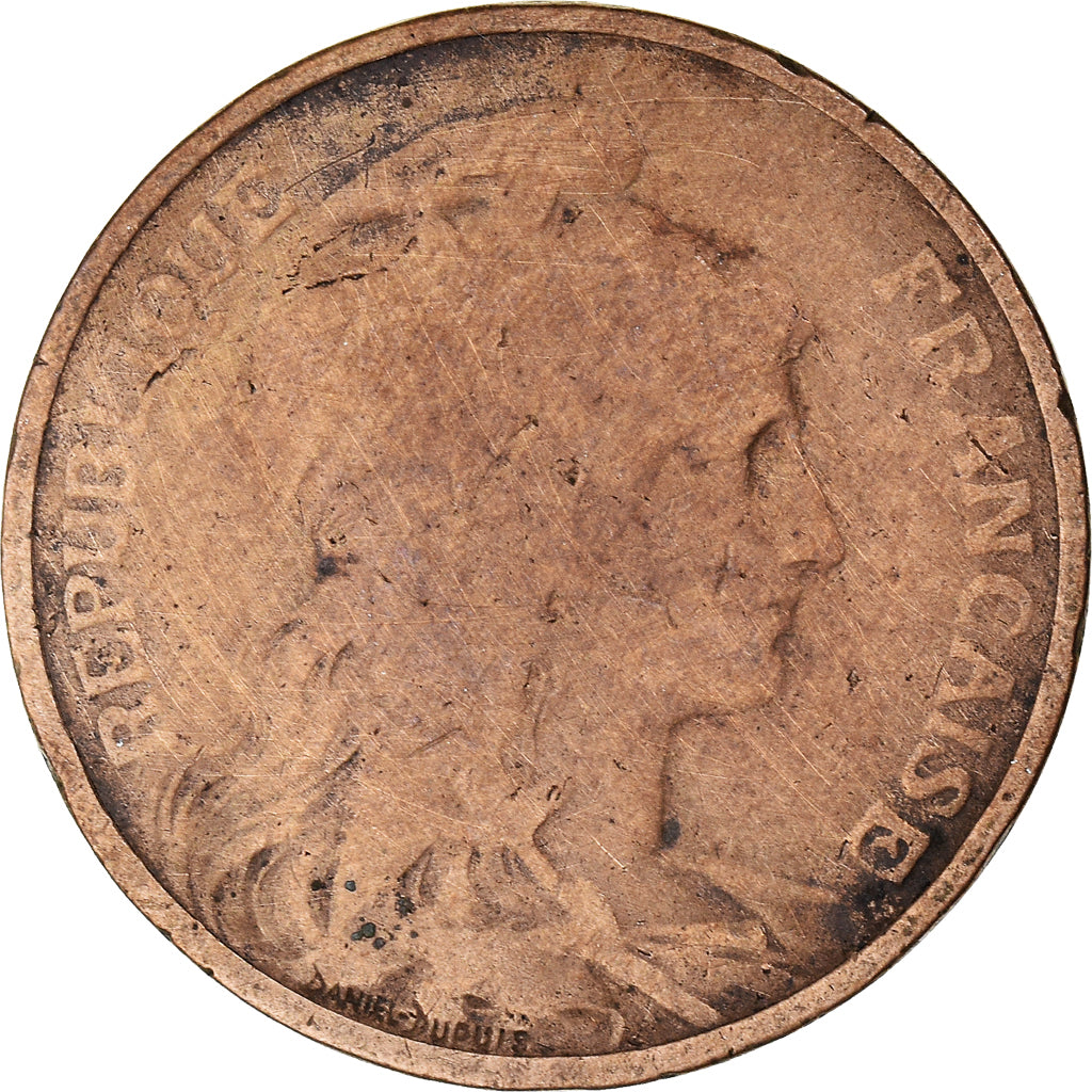 Coin, France, 5 Centimes, 1904