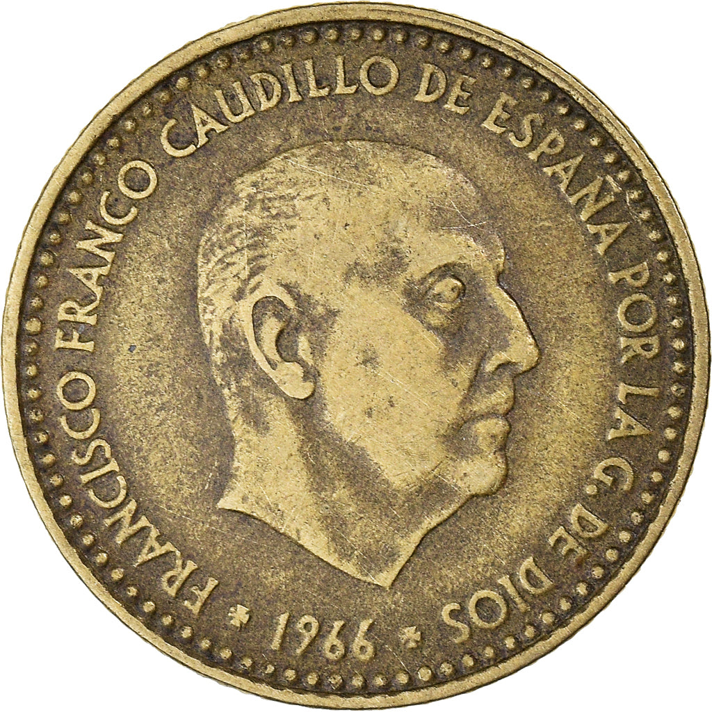 Münze, Spanien, Peseta, 1966-67