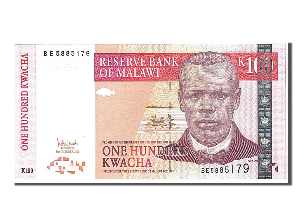 Billete, 100 Kwacha, 2005, Malawi, KM:54a, UNC