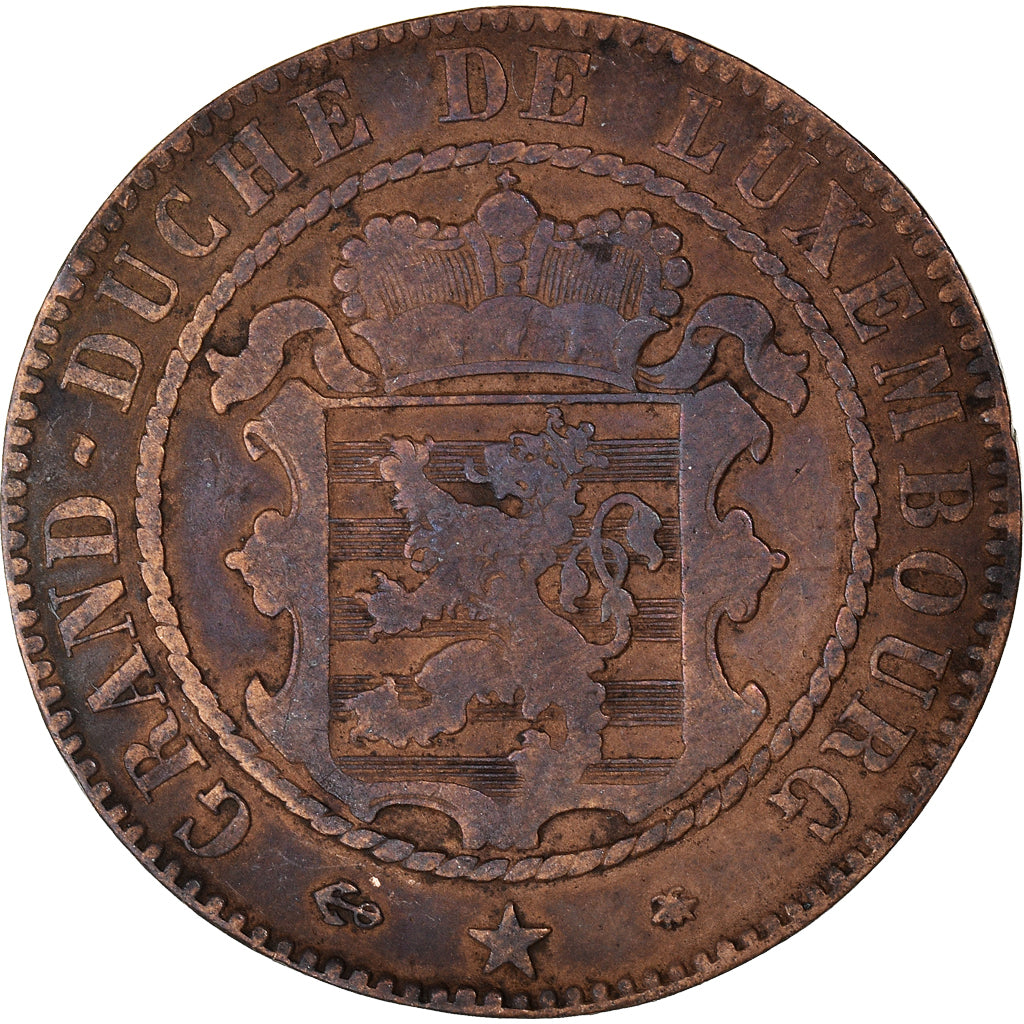 Coin, Luxembourg, 10 Centimes, 1865