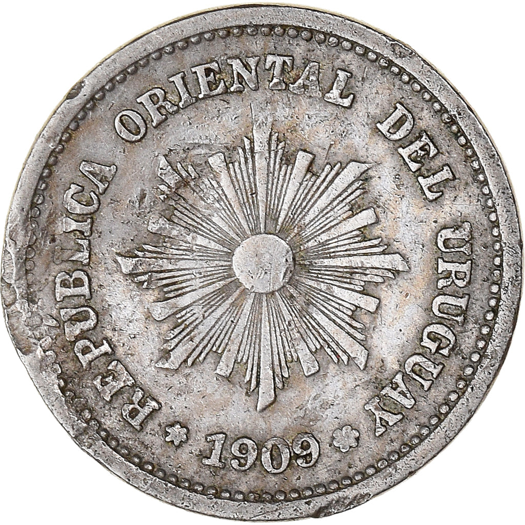 Munten, Uruguay, Centesimo, 1909