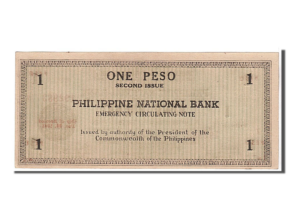 Banconote, Filippine, 1 Peso, 1941, KM:S624b, SPL