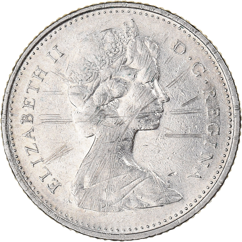 Coin, Canada, 10 Cents, 1977