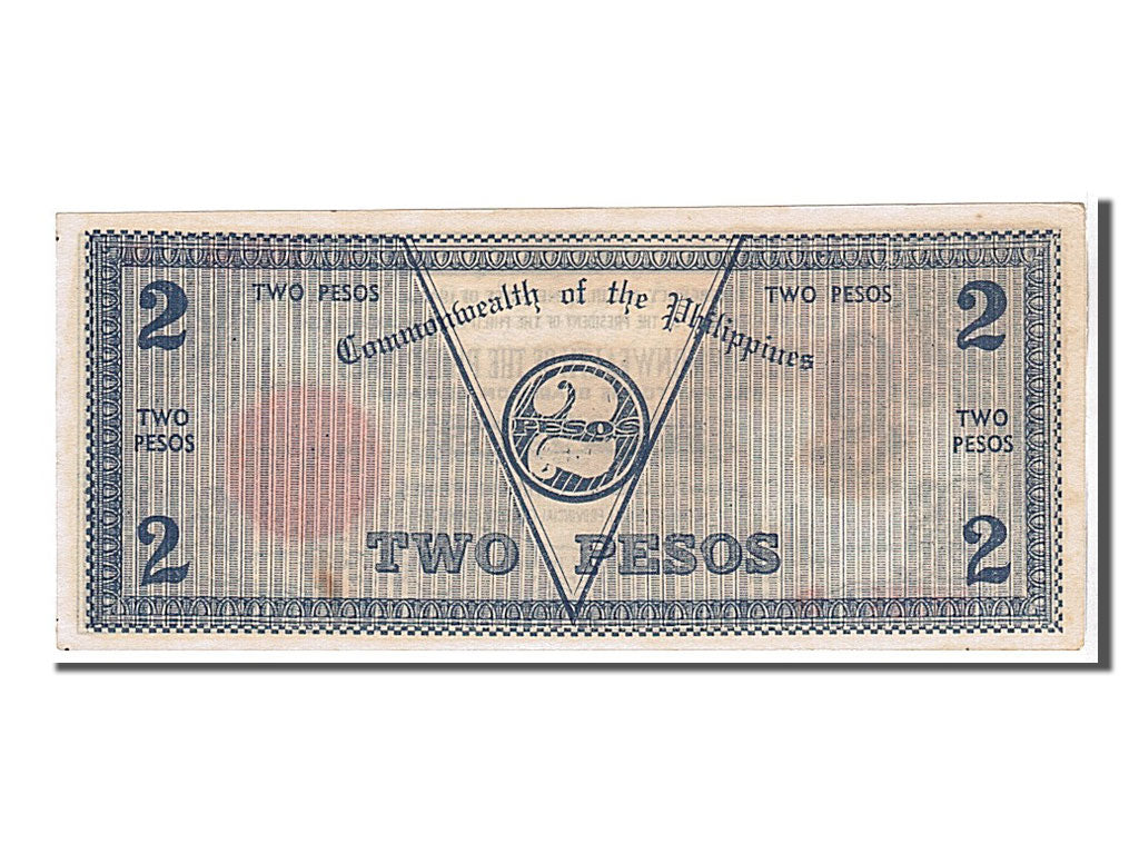 Biljet, Fillipijnen, 2 Pesos, 1942, SPL