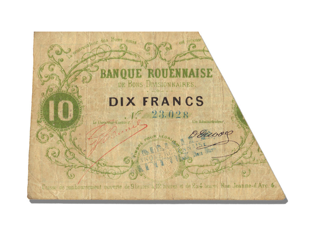Banknote, 10 Francs, 1870, France, EF(40-45)