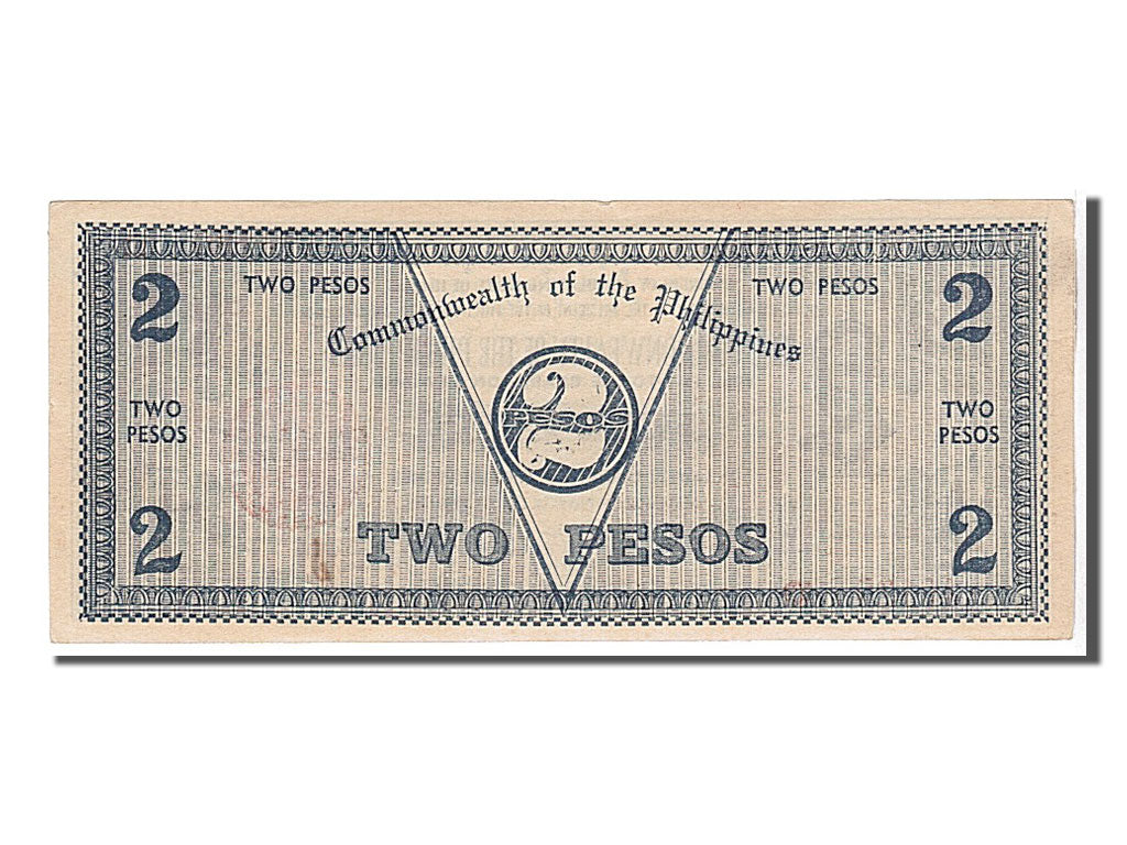Biljet, Fillipijnen, 2 Pesos, 1942, SPL