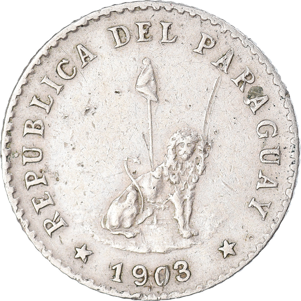 Moneda, Paraguay, 10 Centavos, 1903