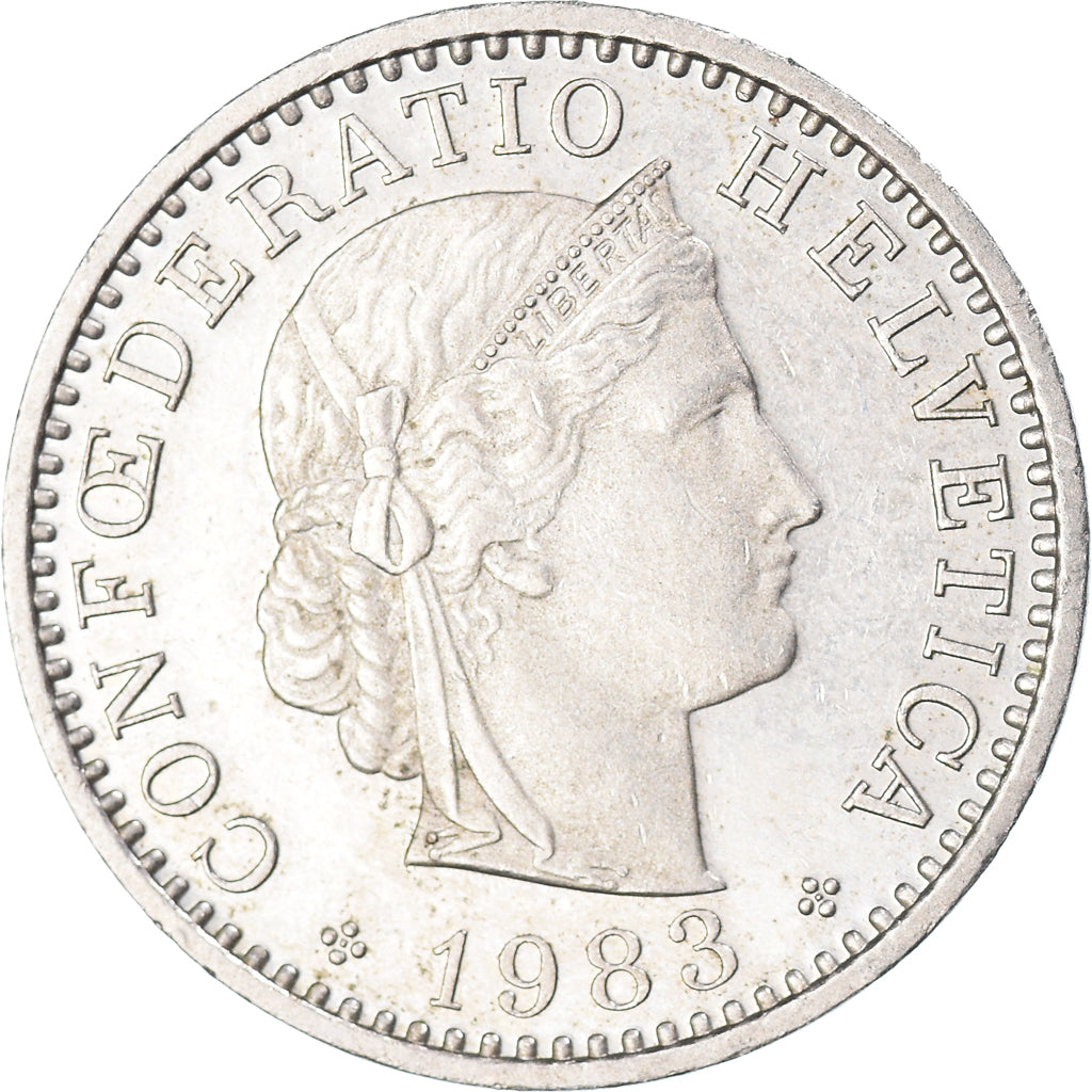 Moneta, Szwajcaria, 20 Rappen, 1983