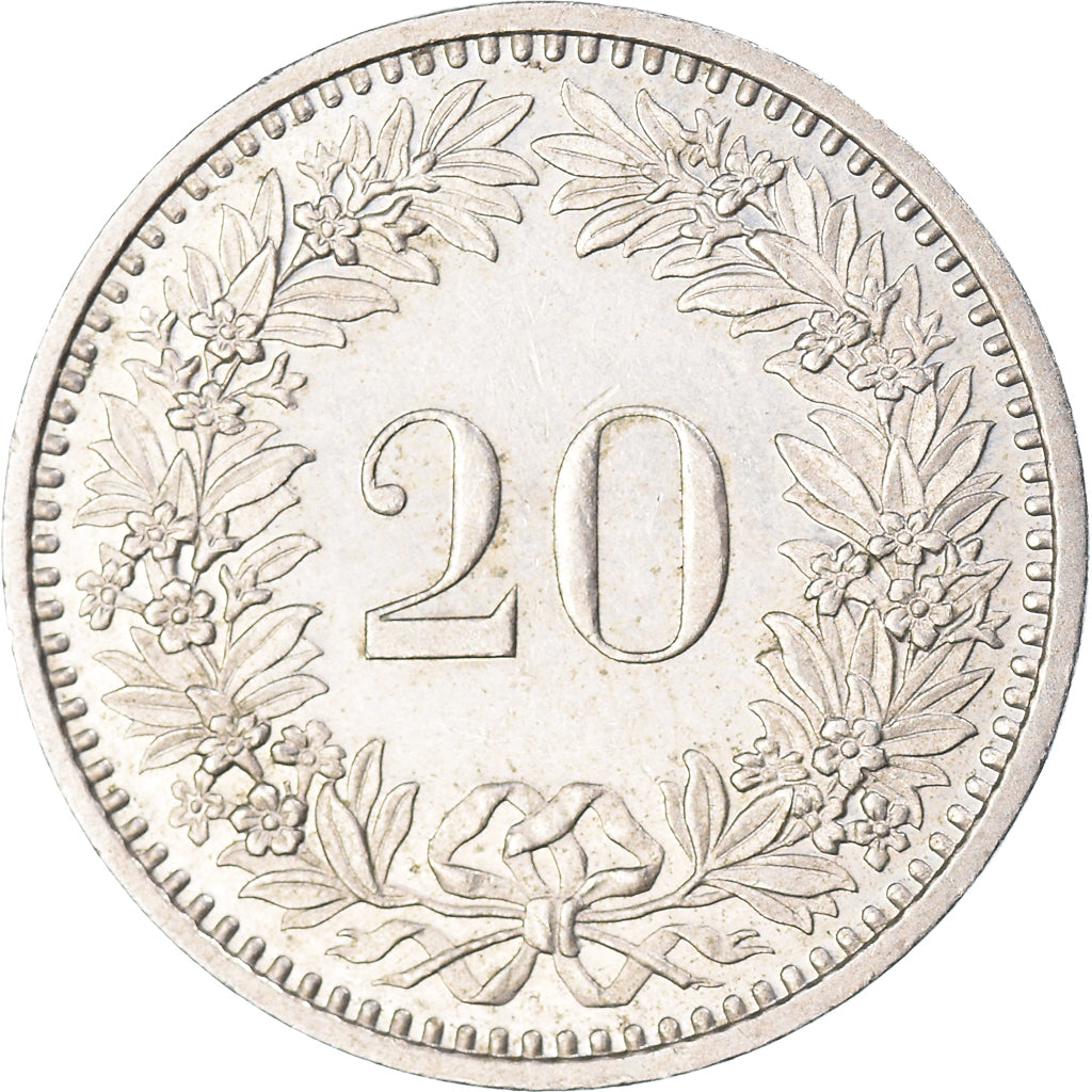 Moneta, Szwajcaria, 20 Rappen, 1983