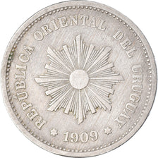 Moneda, Uruguay, 5 Centesimos, 1909