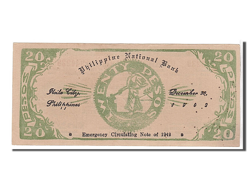 Philippines, 20 Pesos, 1942, KM #S318a, AU(55-58), 944238