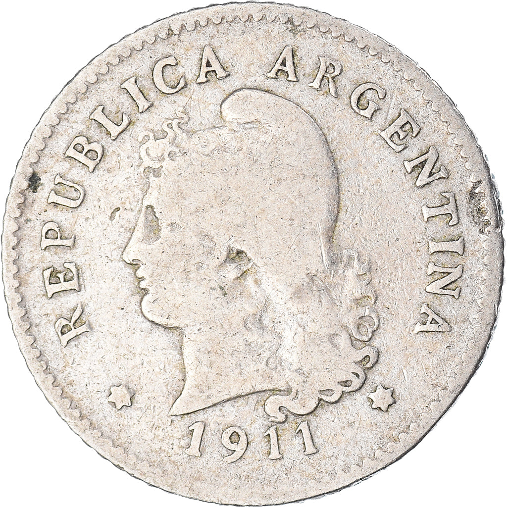 Coin, Argentina, 10 Centavos, 1911