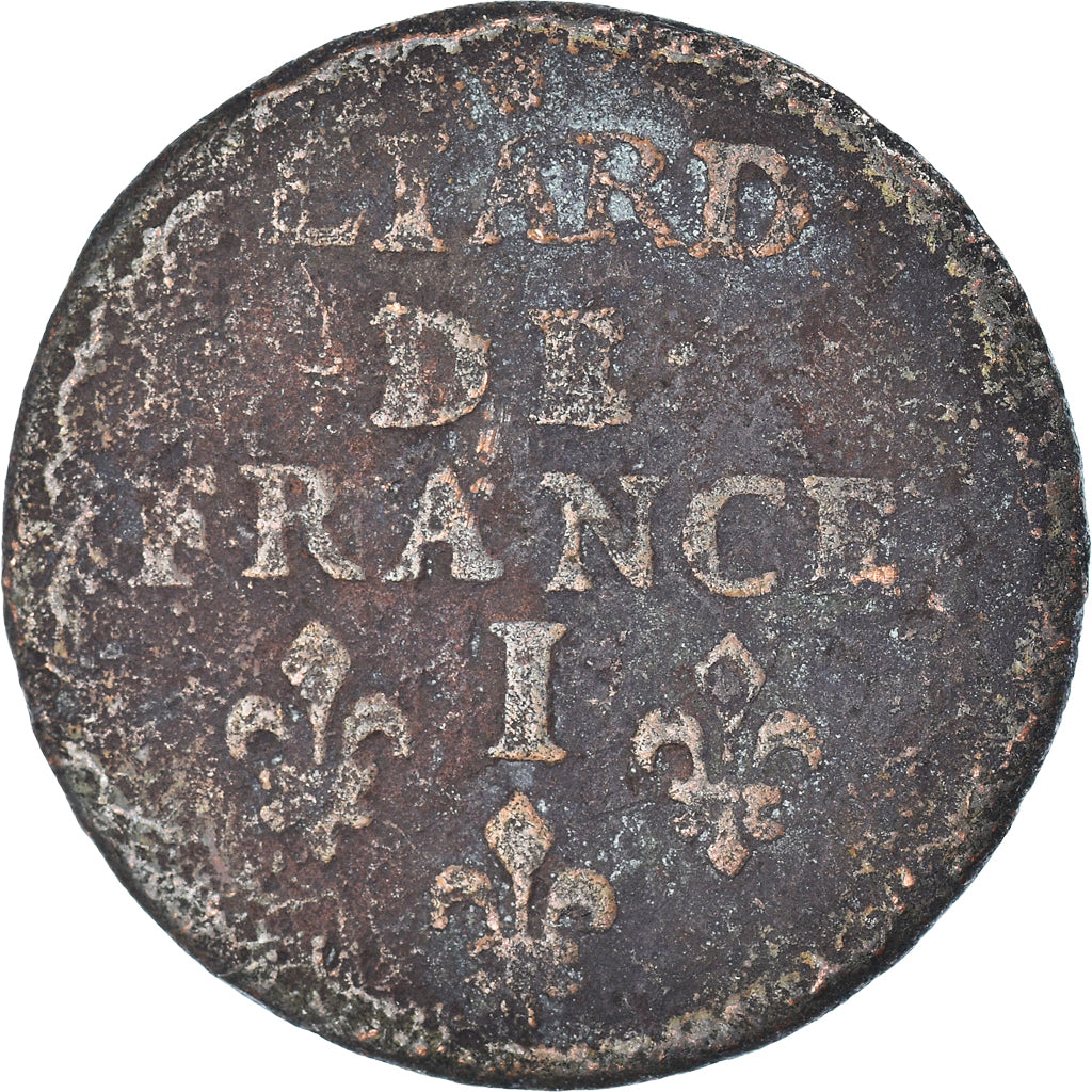 Moneda, Francia, Liard, 1656