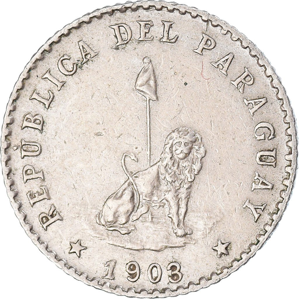 Moneda, Paraguay, 10 Centavos, 1903