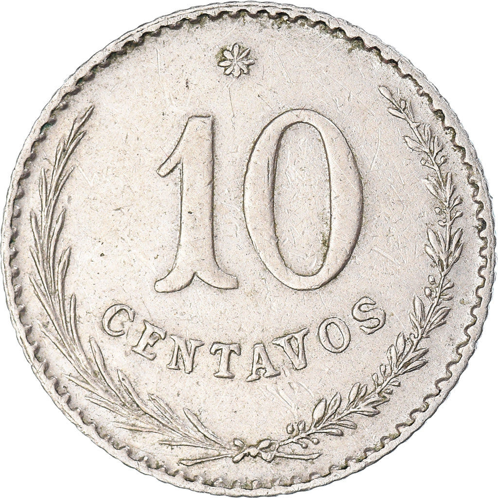 Moneda, Paraguay, 10 Centavos, 1903