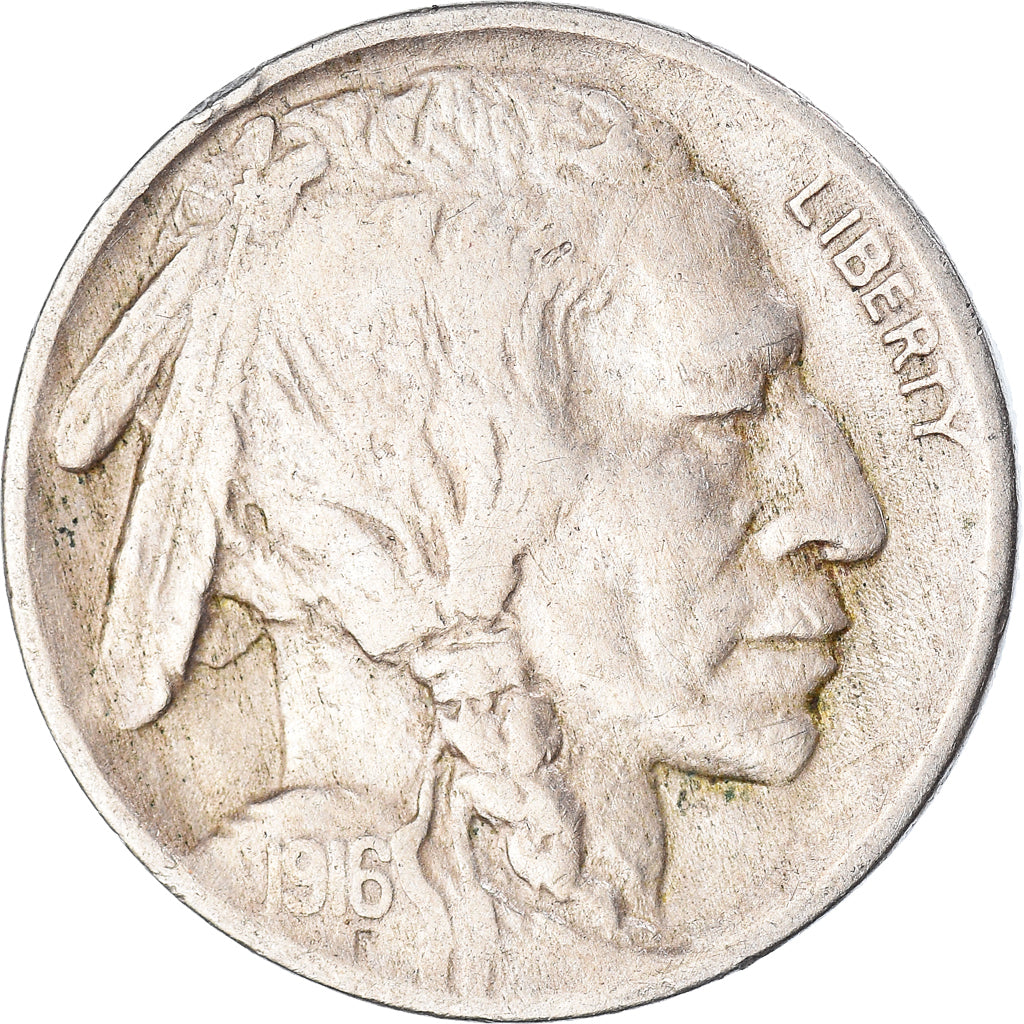 Moneda, Estados Unidos, 5 Cents, 1916