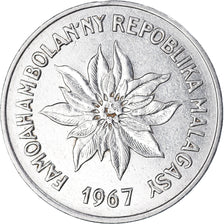 Moneta, Madagascar, 5 Francs, Ariary, 1967