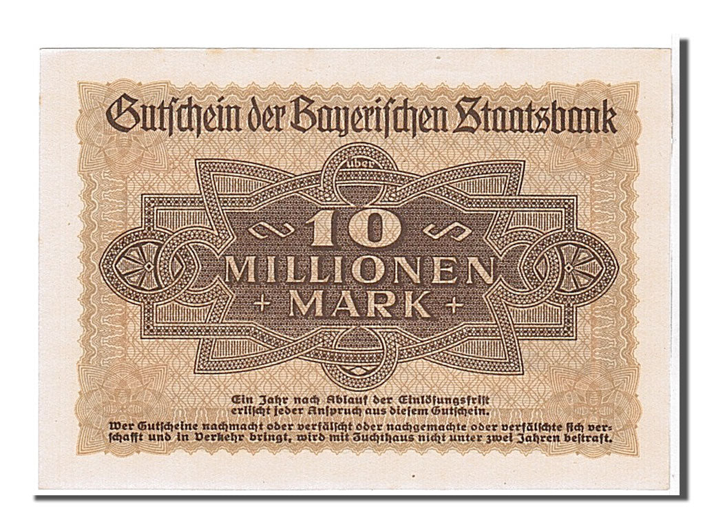 Germany, 10 Millions Mark, 1923, UNC(65-70), 778495